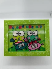 New Sanrio Kero Kero Keroppi Green Notepad 3D Cover 2002 Very Rare Never Used 