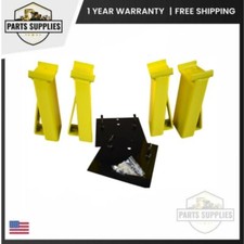 Fj6115 Set Of 4 Drop-on 9 Height Extension Adapter Rack Set Fits Rotary Lift