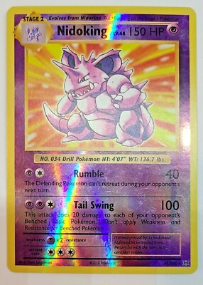 Pokemon Nidoking Stage 2 LV48 2016 Mint condition | eBay