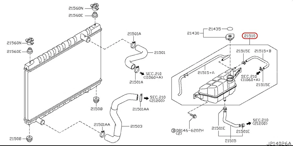 Nissan Original R35 GT-R 2007- Conjunto de tanque de depósito no Nismo Vspec OEM Foto 3 de 4