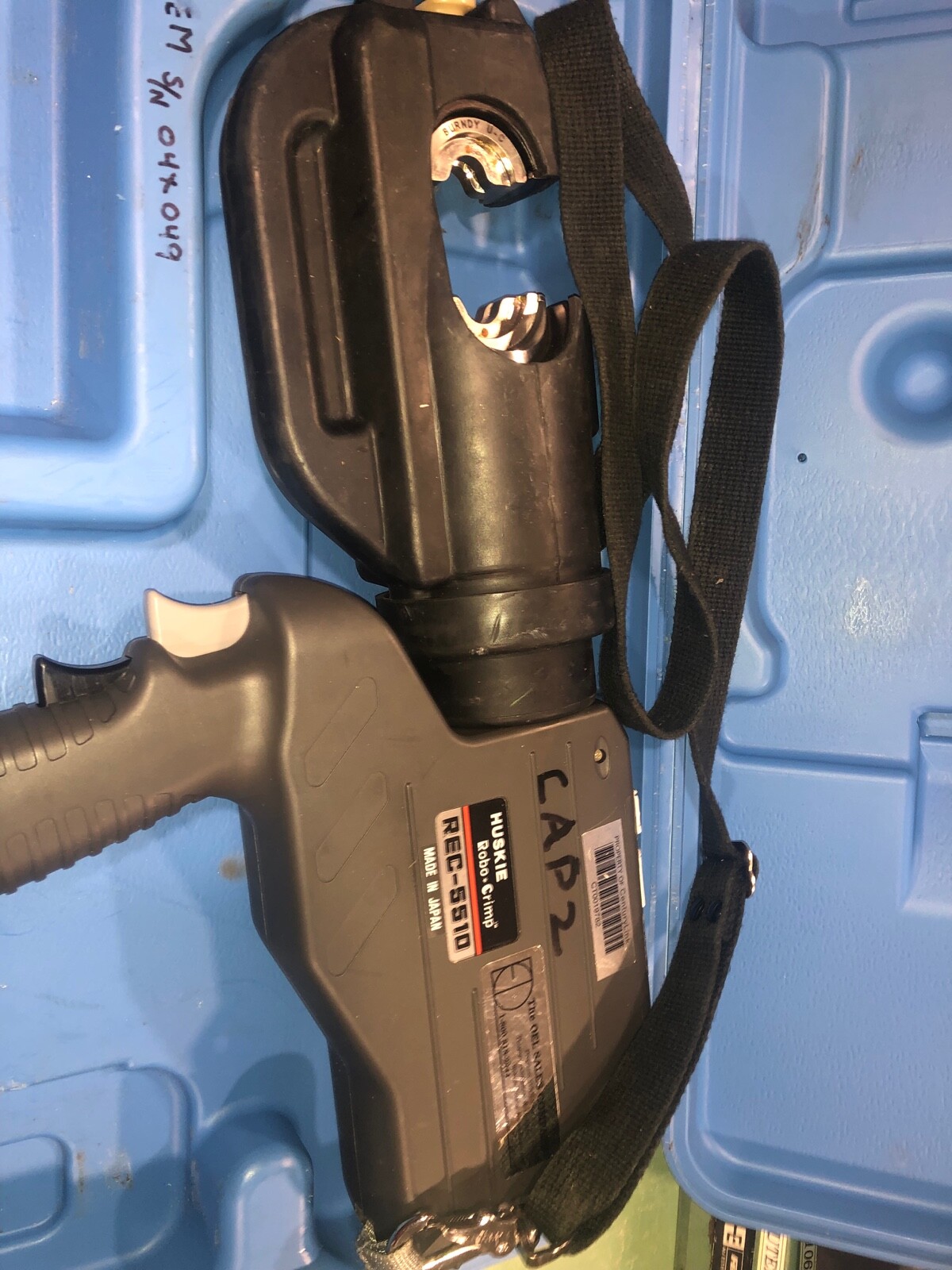 HUSKIE ROBO CRIMP REC5510 15TON BATTERY POWERED CRIMPING TOOL BURNDY