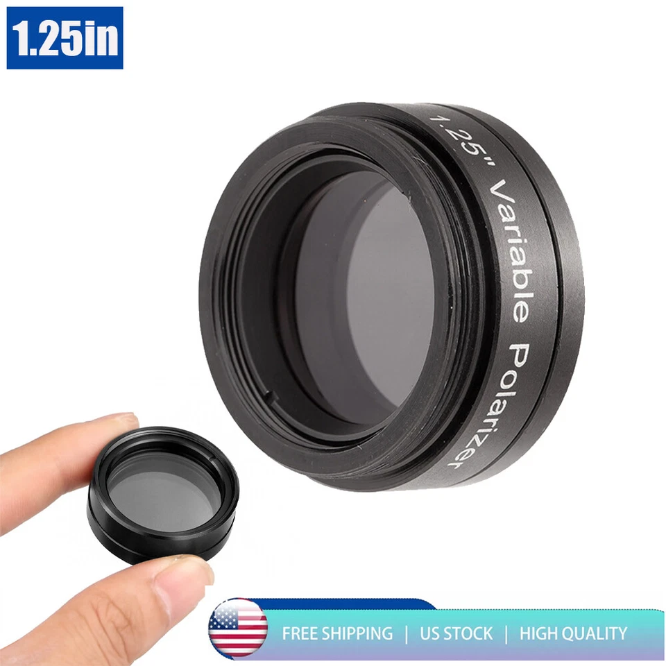 Variable Polarizing Filter Lens for Astronomical Telescope Eyepiece 1.25 Inch - Image 3 of 4
