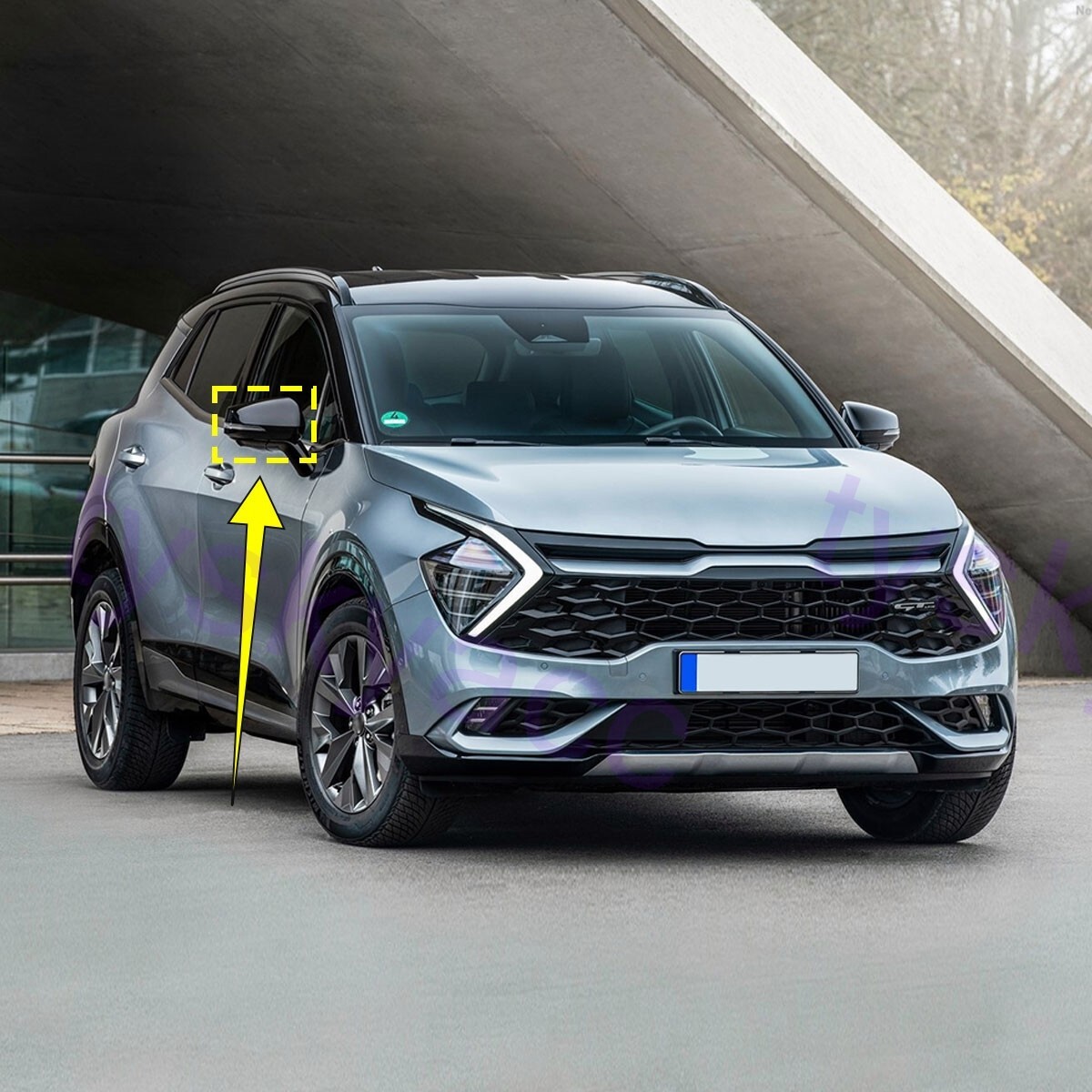 For Kia Sportage NQ5 2022 2023 Rear View Mirror Moulding Protector