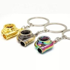 Turbo Keyring Turbo Mini Turbine Car Part Motoring Gift Fidget Toy