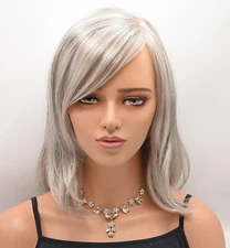 ELLE Wig by JON RENAU, 39/51/60 Mist, *CLEARANCE!* Mono Top + Lace Front, Bob
