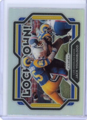2021 Panini Prizm Jack Youngblood Lockdown! Silver Prizm - Los Angeles Rams