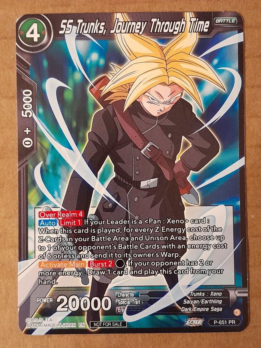 SS Trunks, Journey Through Time Tournament Promo Mint | eBay