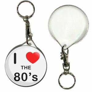 I Love Sheffield 55mm Round Button Badge Key Ring New