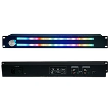 LED64*2 Music Spectrum Display Rhythm Light VU Meter Supports Voice Control