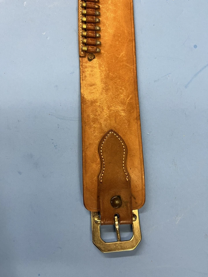 Pistola Bianchi Drop Western Buscadero .22 cartucho cinturón vintage/ Foto 3 de 4