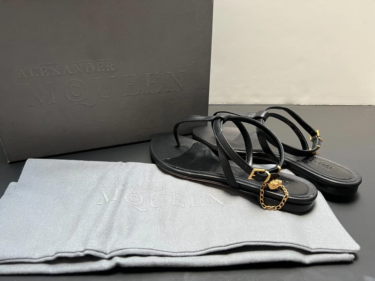 Alexander mcqueen hotsell skull sandals