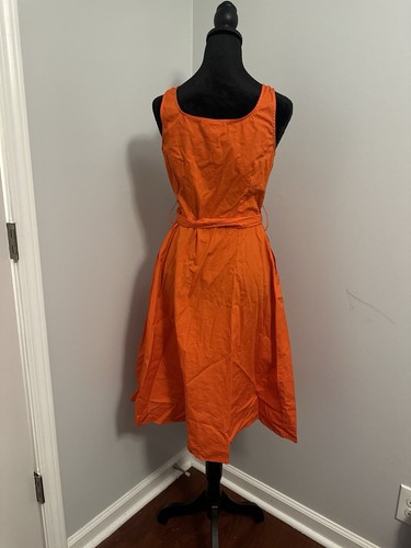 A New Day Women’s Dress Orange Size 6 - Picture 2 of 7