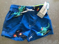 Carters baby boy bathing suit swim trunk NWT 3 months UPF 50+ Sloth