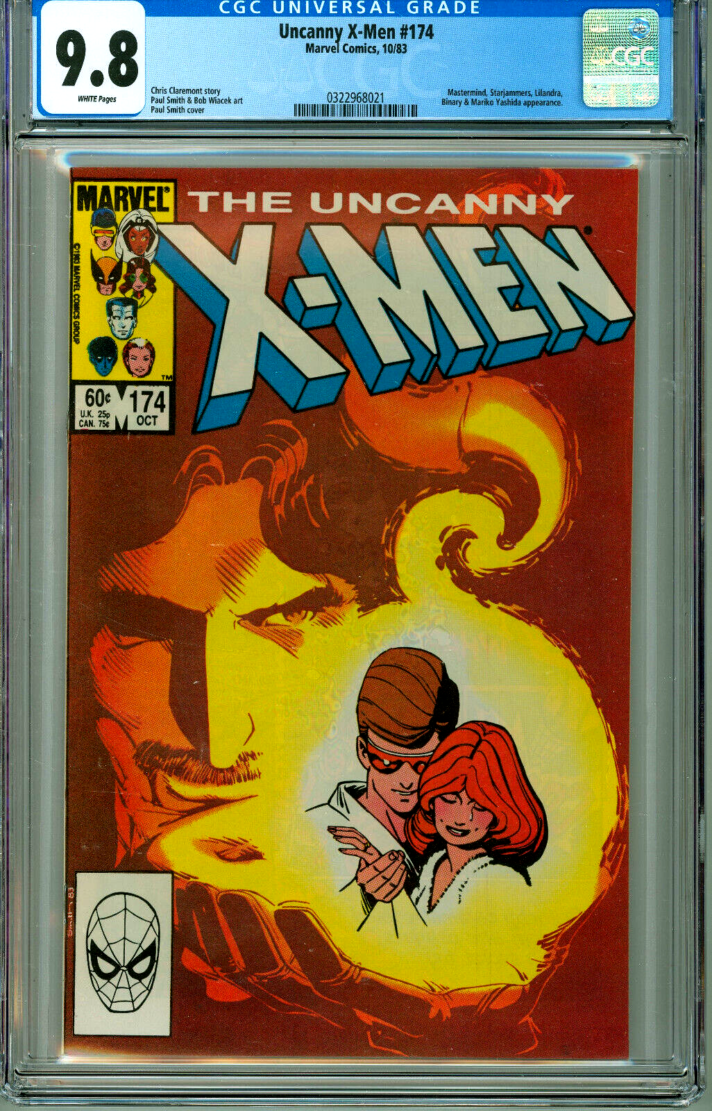 UNCANNY XMEN 174 CGC 9.8 WP MASTERMIND STARJAMMMERS Copper Age MARVEL