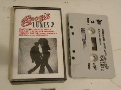 Boogie Tunes 2 audio Cassette tape /Brooklyn Express/Starvue/Kinsmen Dazz