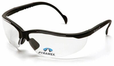 BIFOCAL READERS +1.5 Reading Safety Glasses ANSI Z87+ Clear Protective Eyewear