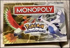 Monopoly Pokémon Johto Edition RARE BOARD Game Metal Tokens Pikachu Pichu 2016