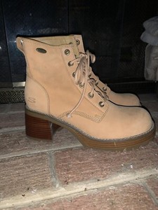 skechers chunky boots