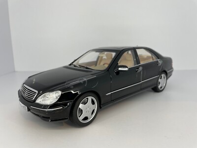 Norev Mercedes Benz S55 AMG V12 W220 2000 Black 1:18 183812 | eBay