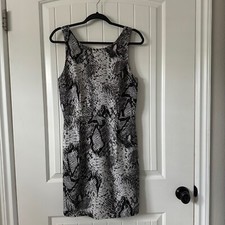 BB Dakota Snakeskin Print Sleeveless Dress Size Medium