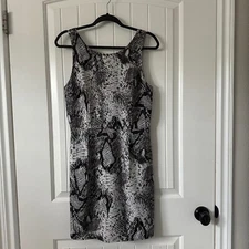 BB Dakota Snakeskin Print Sleeveless Dress Size Medium