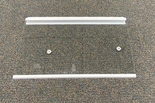 GE Refrigerator Shelf, glass, WR71X31119, from model GTS22KGNDRWW (Open box)