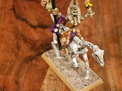 Warhammer Fantasy AOS Tomb Kings of Khemri Lich Priest Mounted METAL Painted - Picture 21 of 24