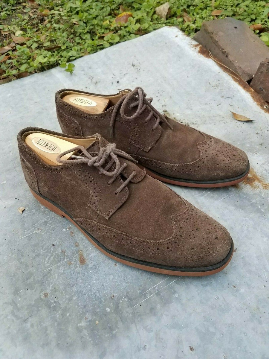 Stacy Adams Dalton Suede Wingtip Oxford Sized 7.5 M | eBay