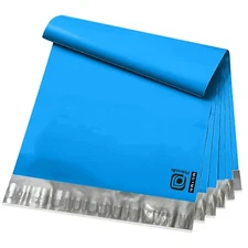 100 10x13 Poly Mailers Envelopes Self Sealing Shipping Mailers Blue  POLYSELLS