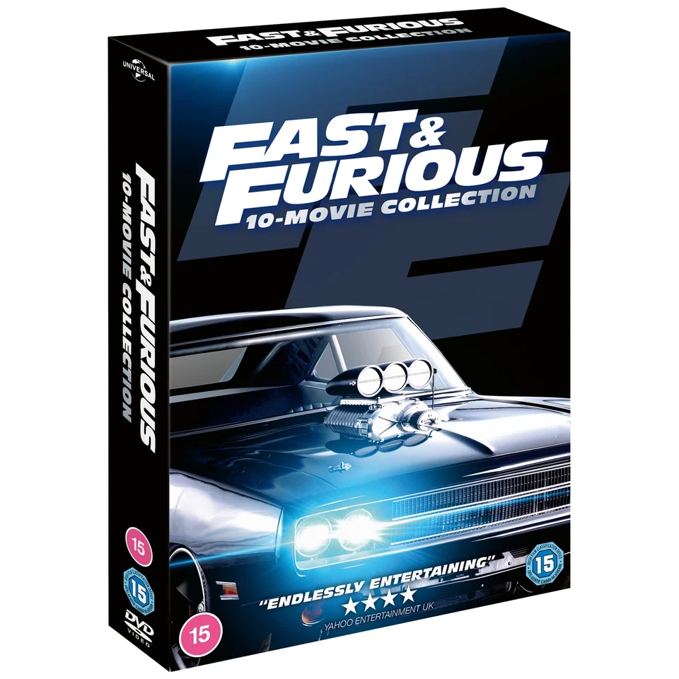 Fast & Furious: 10-Movie Collection [15] DVD Box Set - Image 2 of 2