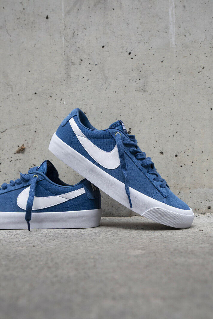 Nike SB Zoom Blazer Low Pro DC7695 401 Court Blue/White New Men&#039;s Size 8 |