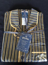Pottery Barn Teen Harry Potter HUFFLEPUFF HOUSE PAJAMAS 2pc NWT Sz Medium
