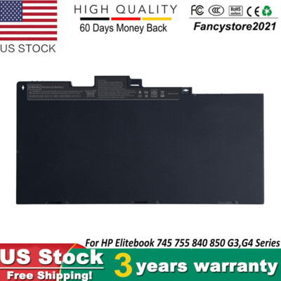 FOR HP Battery CS03XL FOR Elitebook 745 755 840 G3 G4 854108-850 800513-001