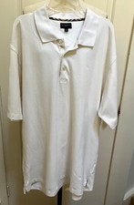 BURBERRY LONDON Golf Short Sleeve Polo Shirt Men's XXL Size White EC