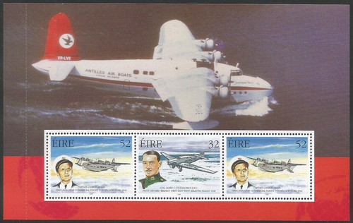IRELAND - 1998 PIONEERS OF IRISH AVIATION STAMP BOOKLET ( 4 PANES ) MNH - Picture 3 of 8