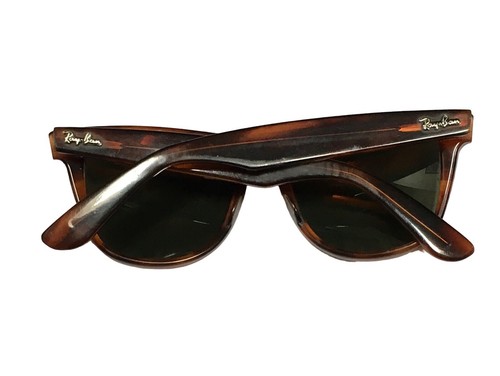 Vintage Ray Ban Wayfarer 2 Bausch Lomb Sonnenbrille Schildkrötengestell B&L Farbtöne USA - Bild 10 von 10