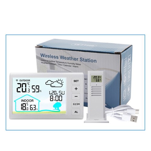 Digital Wireless Clock with Temperature Humidity Measurement Capability - Picture 2 of 11