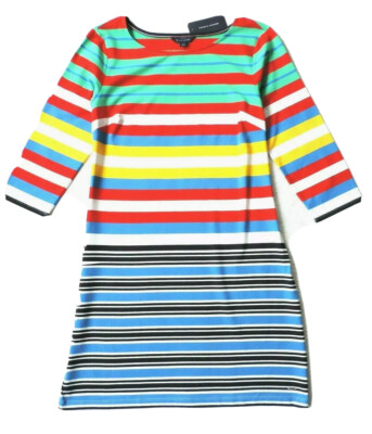 tommy hilfiger long sleeve dresses Tommy Hilfiger Petite Long-Sleeve Bow-Cuff Shift Dress