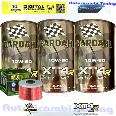 Service Bardahl Öl XT4R 10W60 Filter für Kawasaki Z125 Jkf Jlf Pro � 2019>2020