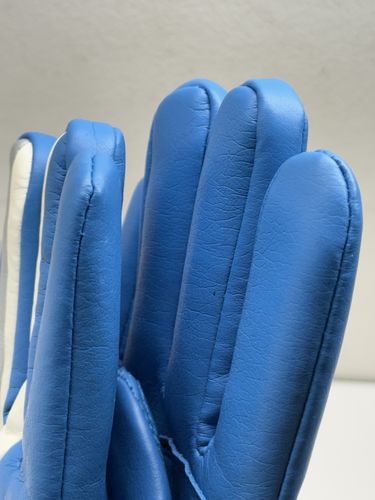 Women’s 1980’s Sea & Ski Winter Gloves Detroit Lions Colors Blue White Ladies B - Picture 9 of 13