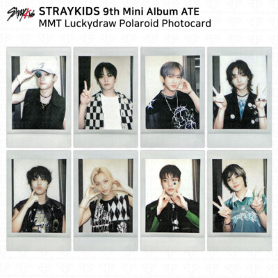 Stray Kids 9th Mini Album ATE MMT Lucky Draw Polaroid Photocard