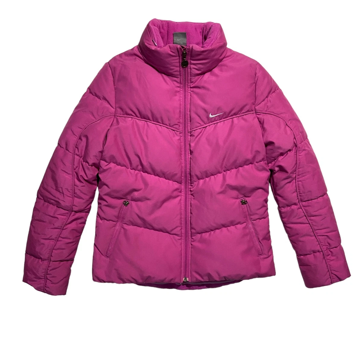 Pink nike cheap bubble jacket