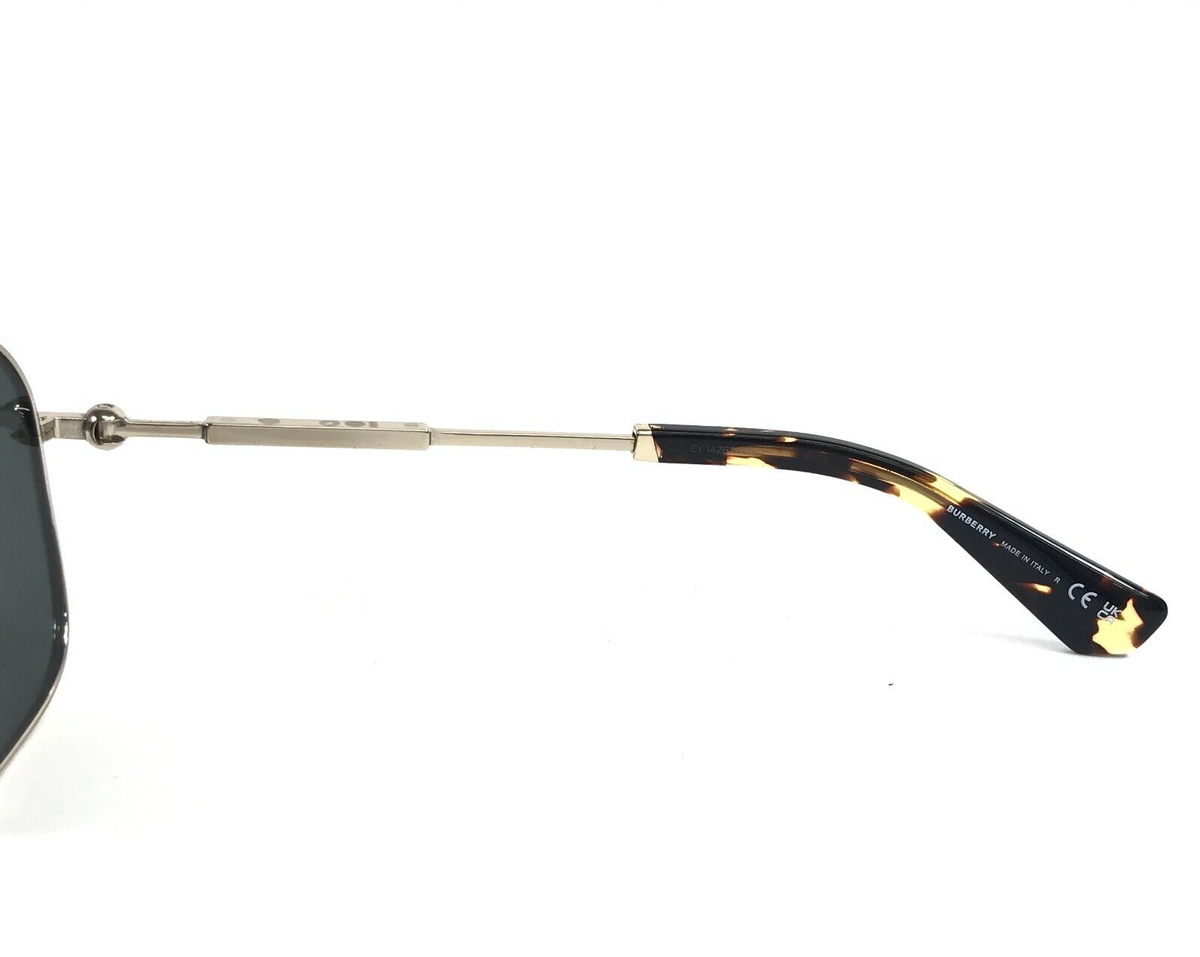 Burberry Sunglasses B3159 1109/87 Light Gold Aviator Frames w