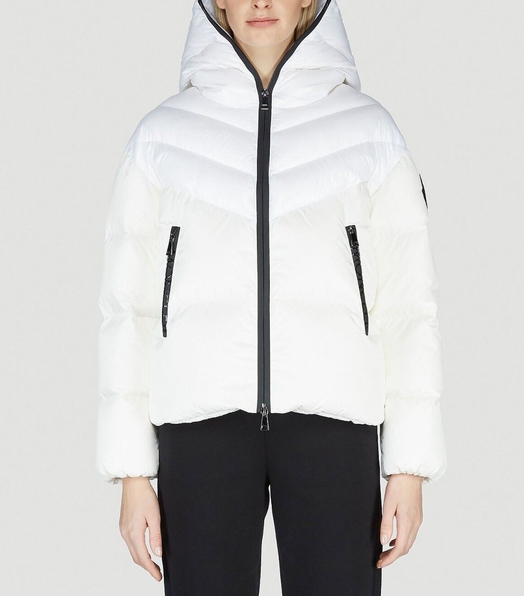 25SS MONCLER Gencaylong ホワイト New Moncler Guenioc Hooded Down Puffer Coat Size 2 White