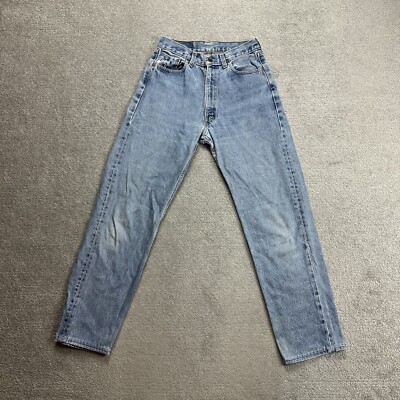LEVIS Jeans Damen Vintage Hose W25 L30 Regular Made In UK 30911 Blau Denim