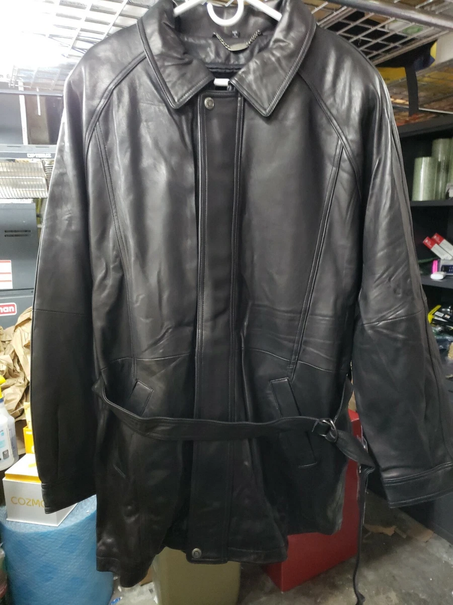 Half top jacket leather