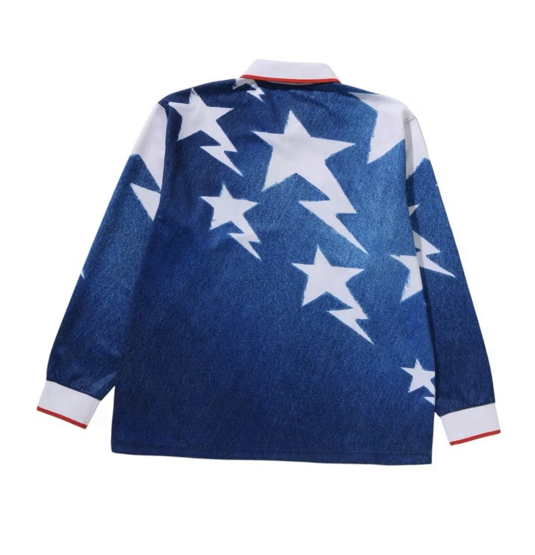 Adidas Original X Bape USA LONG SLEEVE Soccer Jersey KF4913 New