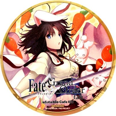 Shiki Ryogi Decapitating Bunny 2016 Untersetzer Getränk Bonus für FGO Japan U902