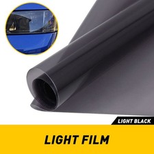 30 x 180cm MEDIUM Smoke Black Tint Film Headlights Tail lights Car Vinyl Wrap AU