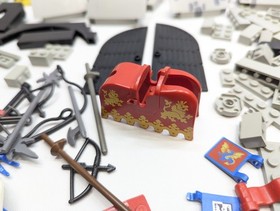 Lego Castle Lot Bundle Knights Knights Flags Parts 6080 6081 6074 6073